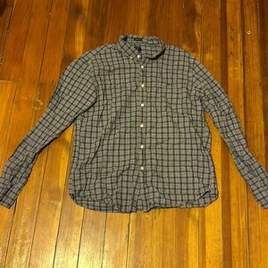 J Crew button down shirt purple